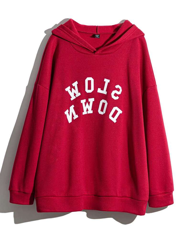  Hooded Regular Fit Plus Size Sweatshirts 147