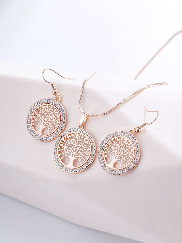 Rose Gold  Heart Jewelry 3994