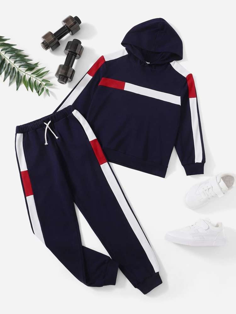 Hooded Sporty Regular Fit Kids Clothing 3605