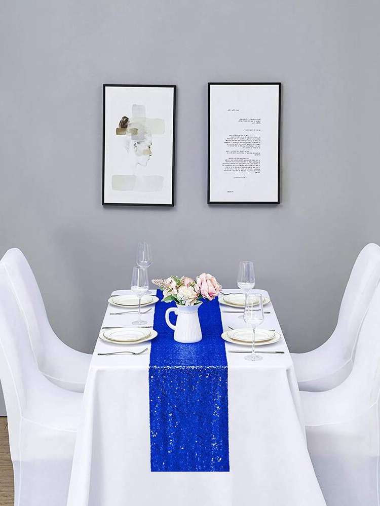  Royal Blue Plain Table Runners 573