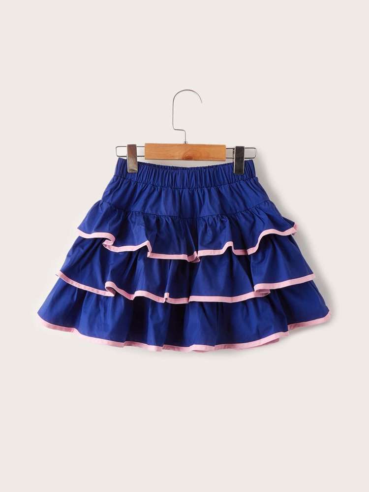 Tiered Layer  Cute Toddler Girl Skirts 7774