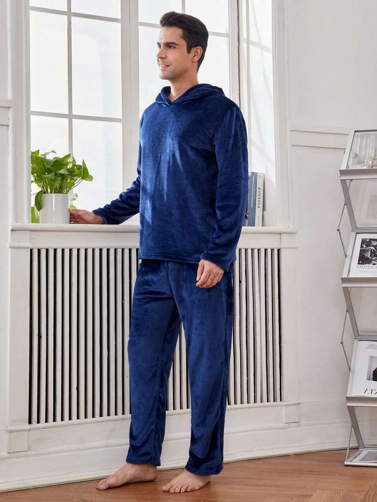  Hooded Long Sleeve Men Loungewear Sets 5818