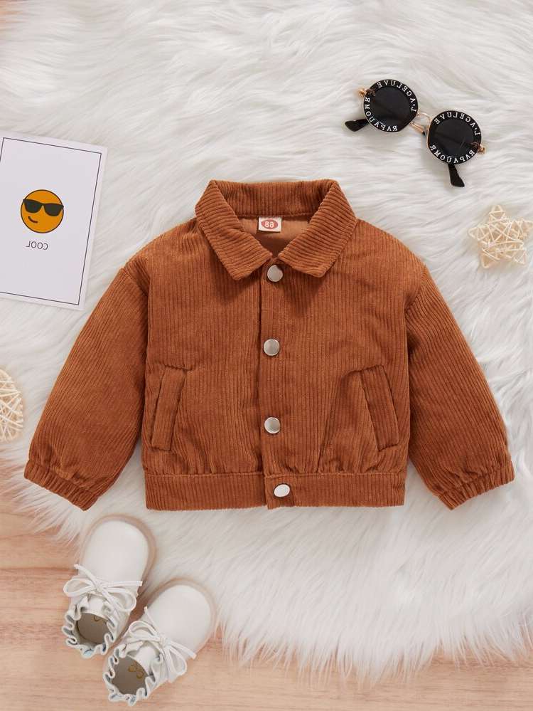 Regular Fit Long Sleeve Rust Brown Baby  Mom 7347