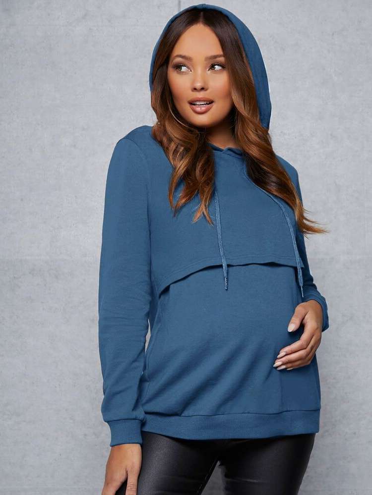 Regular Fit Long Sleeve Casual Maternity 7956