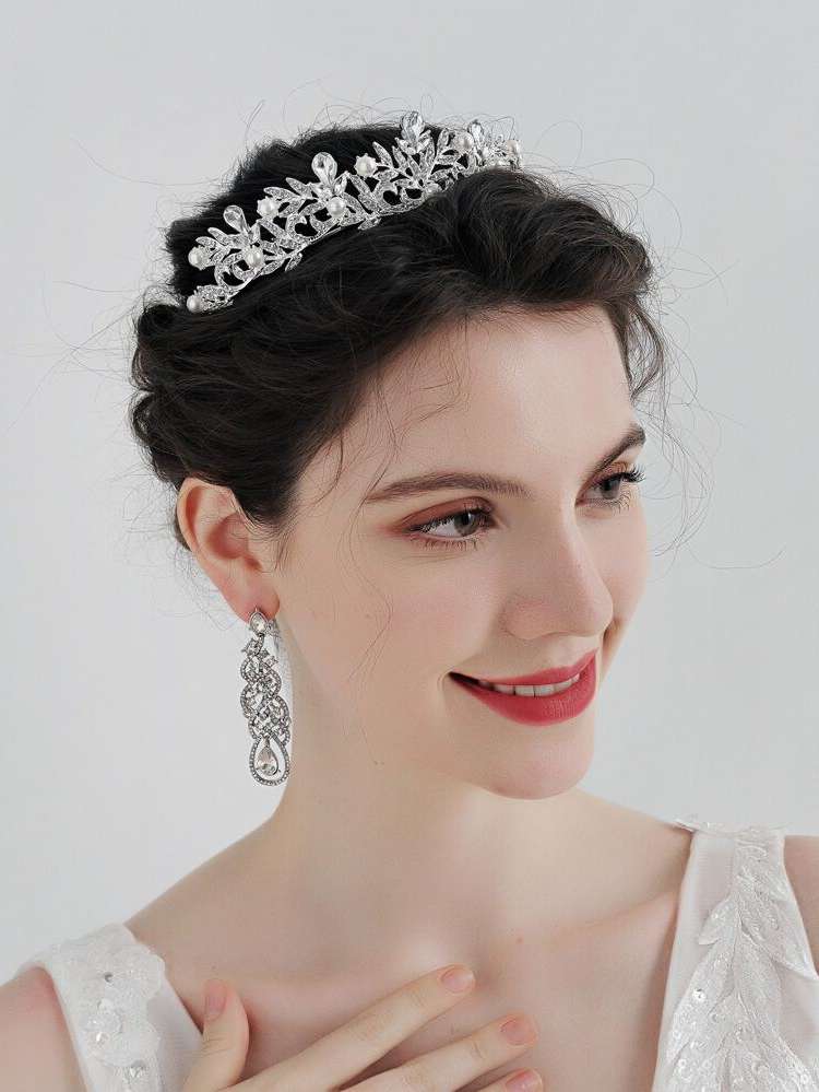   Silver Bridal Headwear 5218