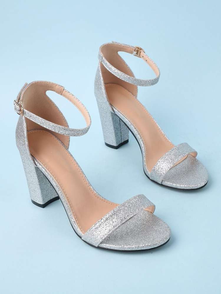  Silver Glitter Shoes 970