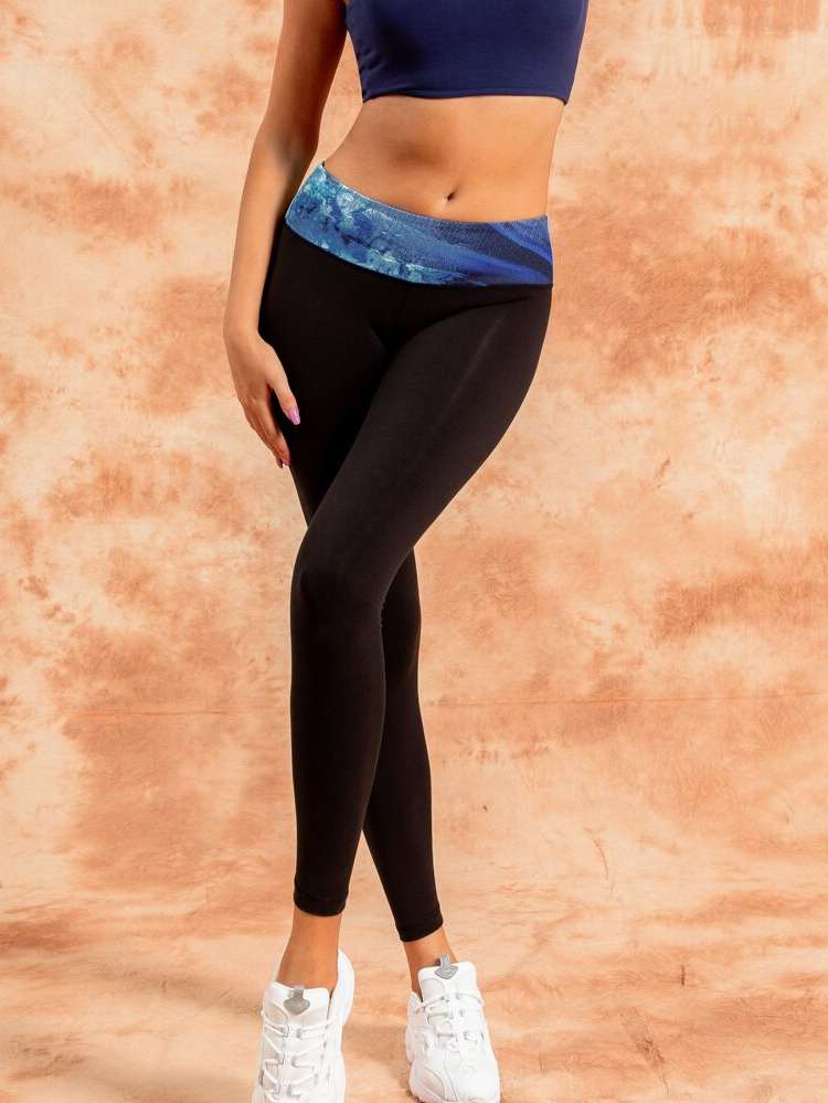   Random Print Women Sports Leggings 9491