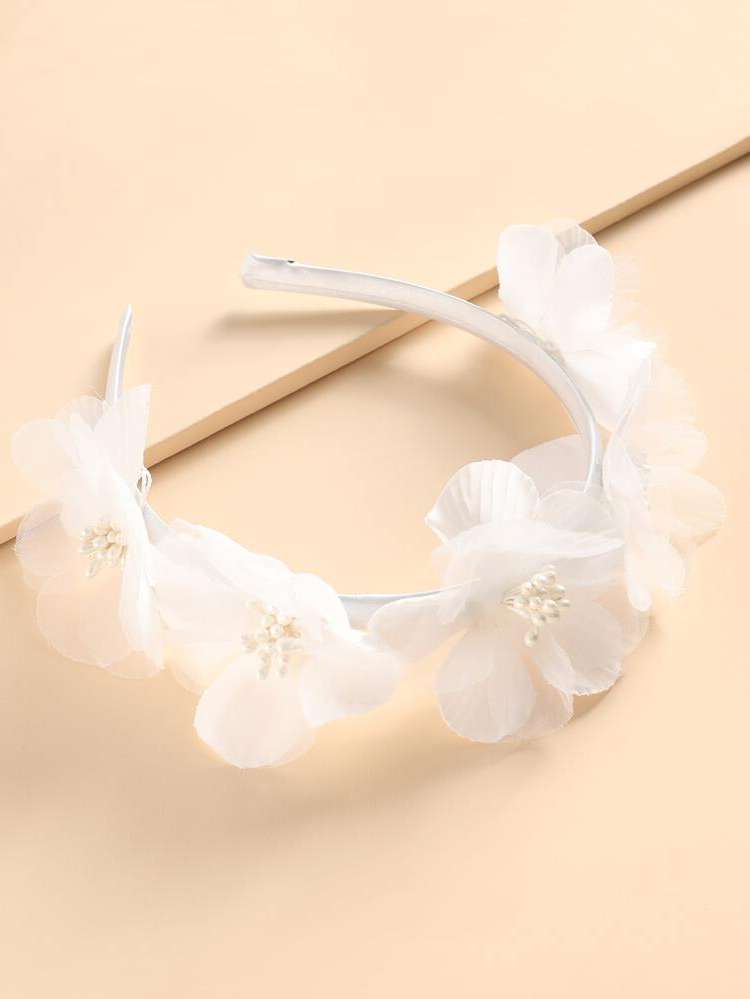 White Flowers Kids Accessories 9