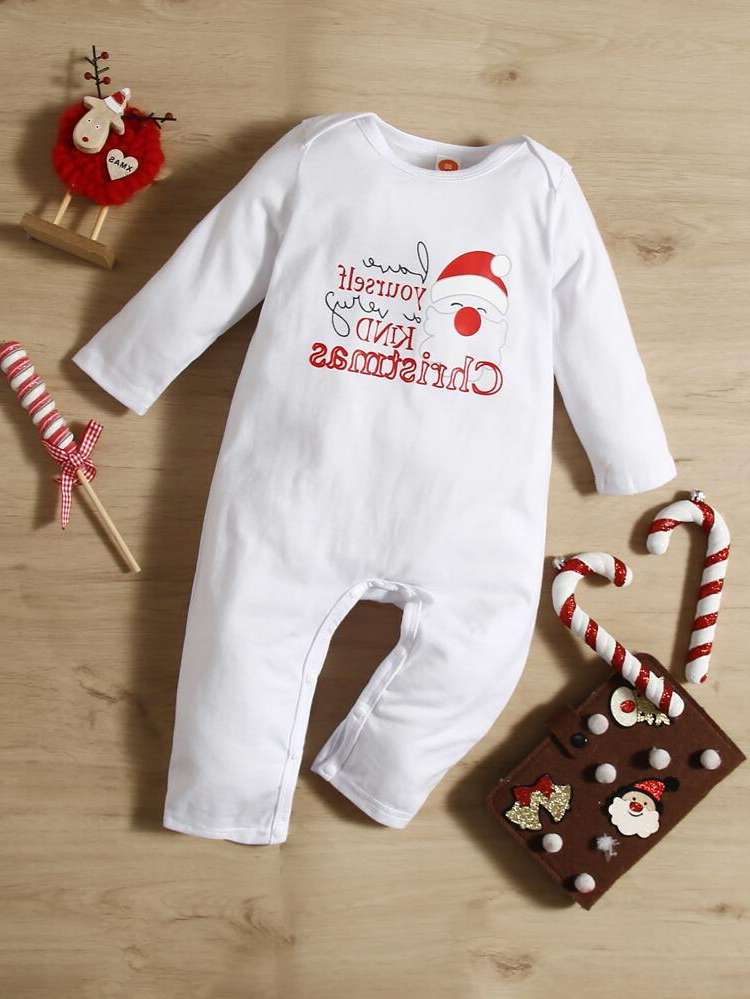  Button White Baby Jumpsuits 6362