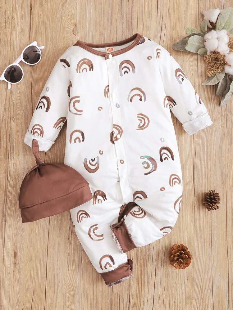 Casual Cartoon Long Sleeve Baby  Mom 4609