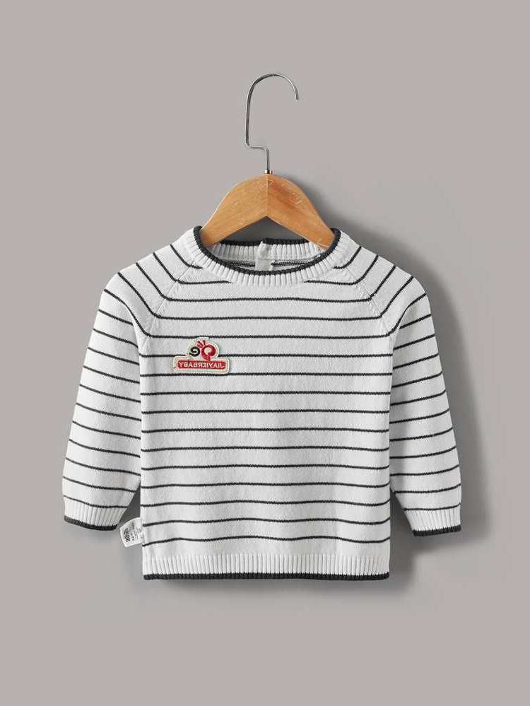 Striped Long Sleeve Regular Fit Baby  Mom 4579