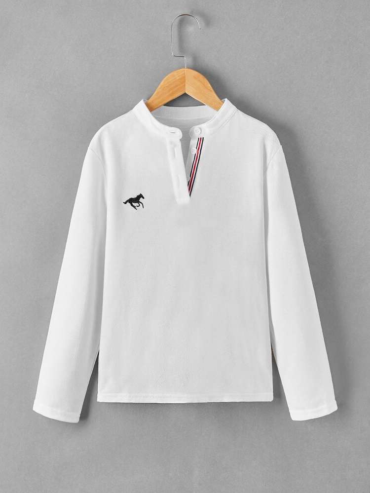  Regular Long Sleeve Polo Boys Clothing 675