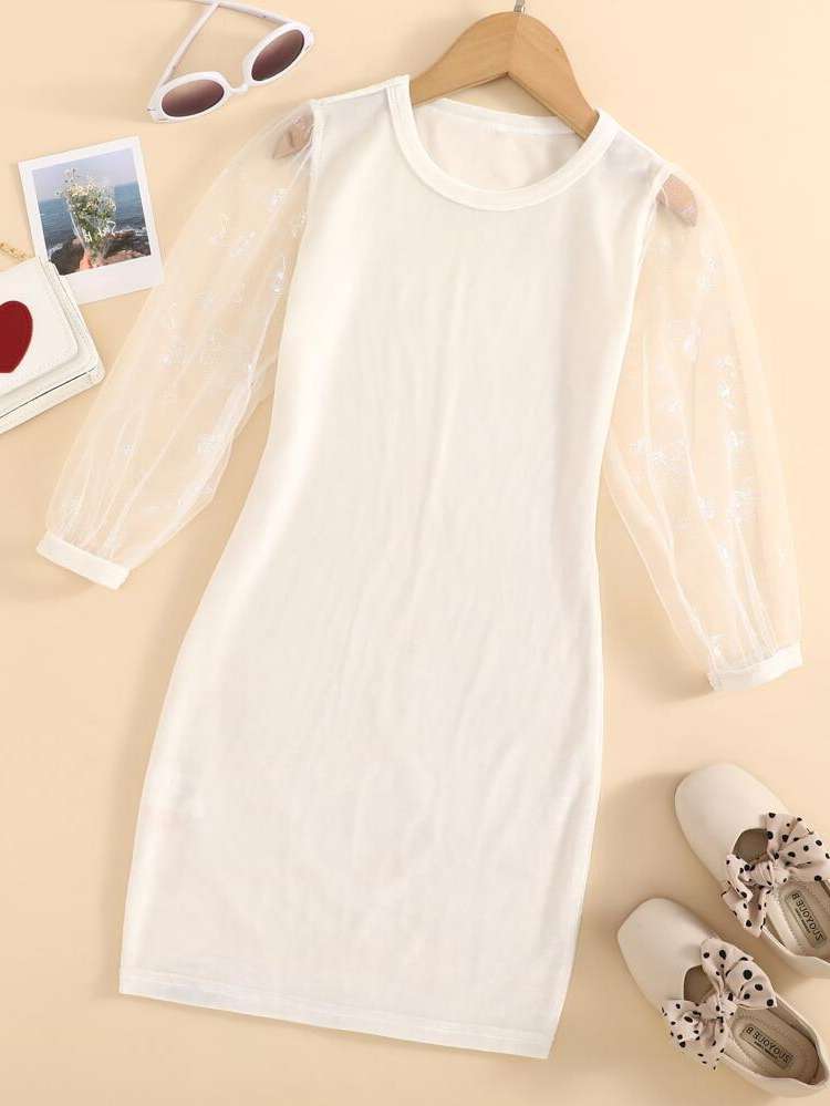  White Midi Girls Clothing 6078