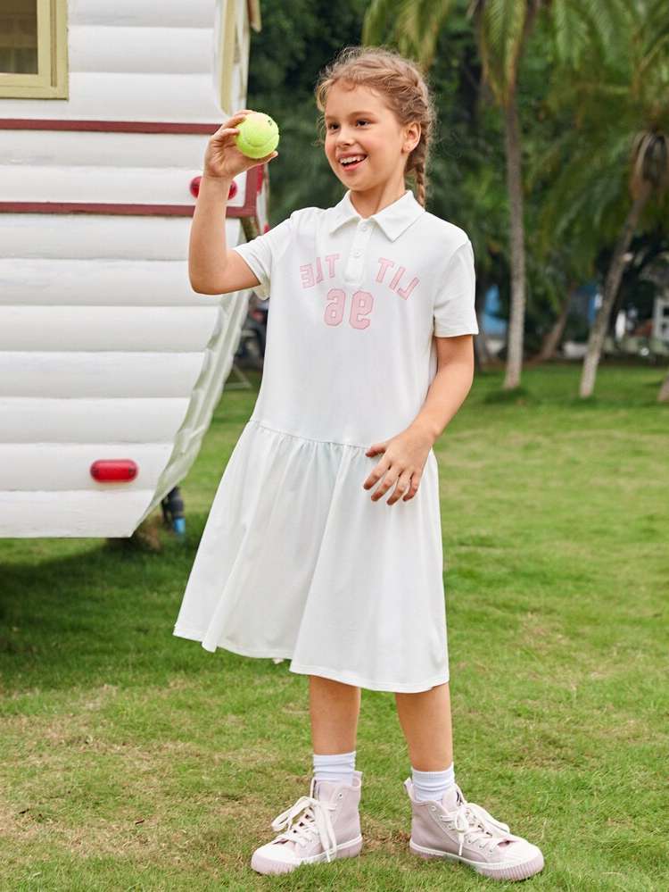  Button Front Short Sleeve Girls Clothing 9172