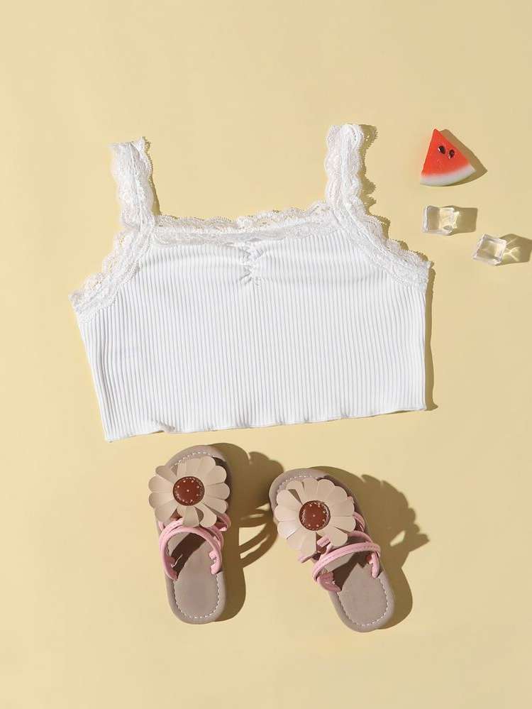  Crop White Kids Clothing 6649