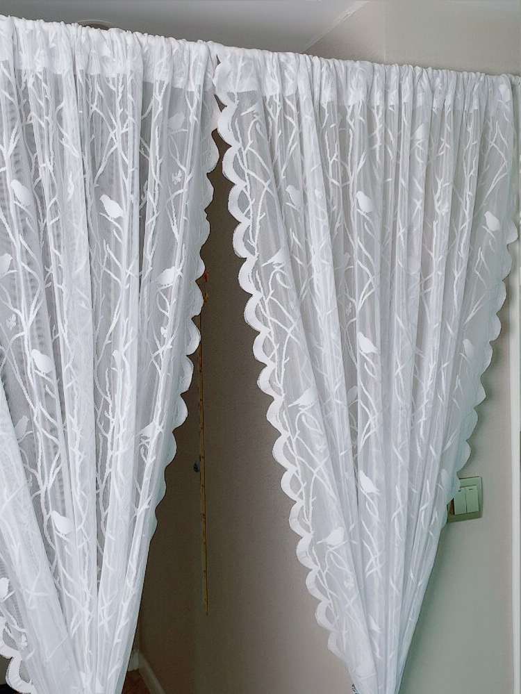   White Curtains  Accessories 456