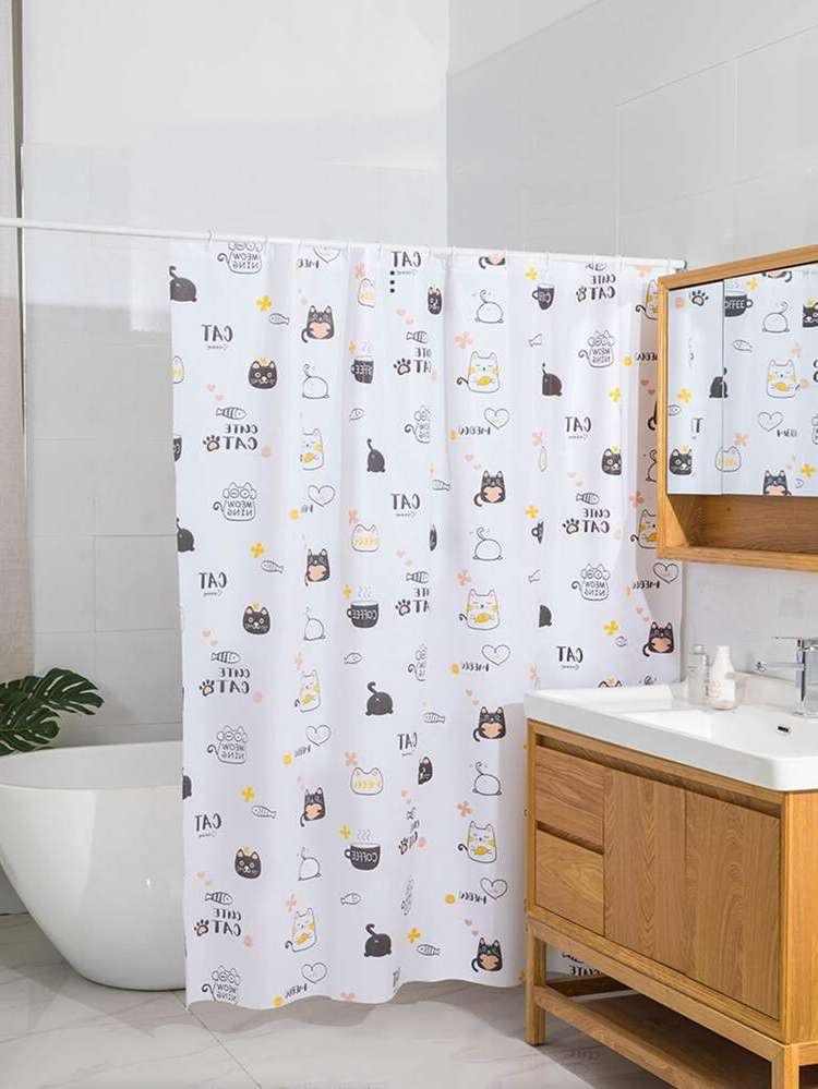 Cartoon White Shower Curtains  Accessories 183