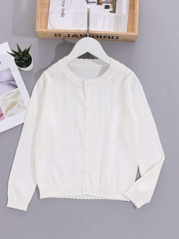  Regular White Button Front Kids Clothing 8097