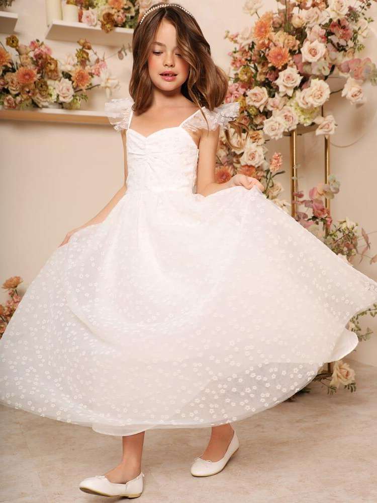 Sleeveless Ditsy Floral Glamorous Kids Clothing 9883