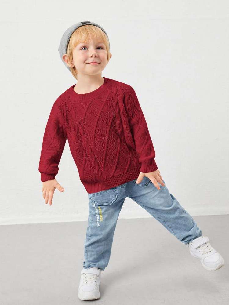  Round Neck Regular Fit Casual Toddler Boys Clothing 8313