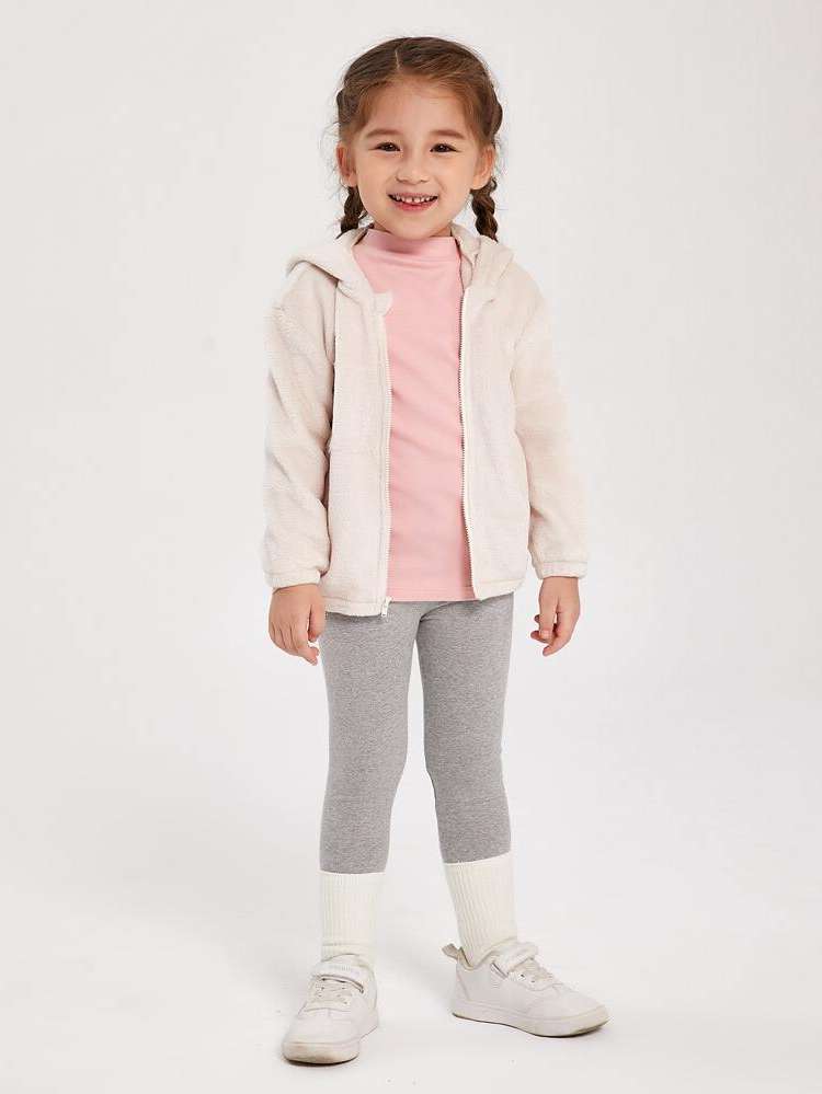 White Hooded Regular Kids Clothing 6101