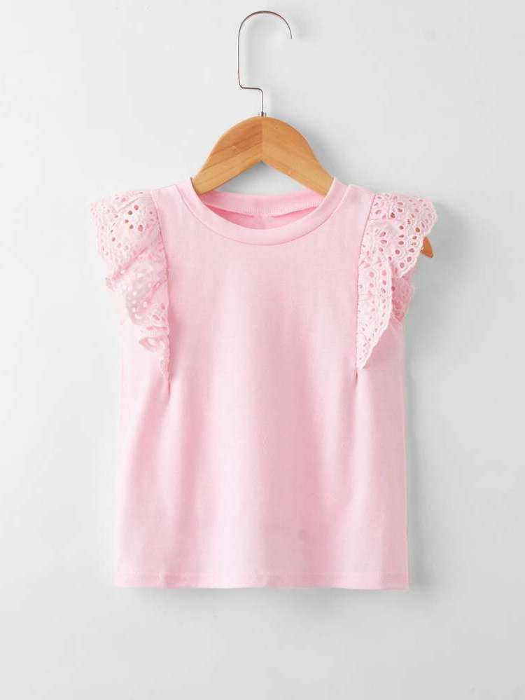 Regular Ruffle  Toddler Girls Tops 3516