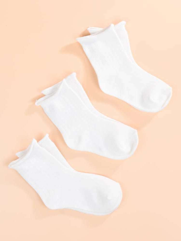  White Kids Socks 8310