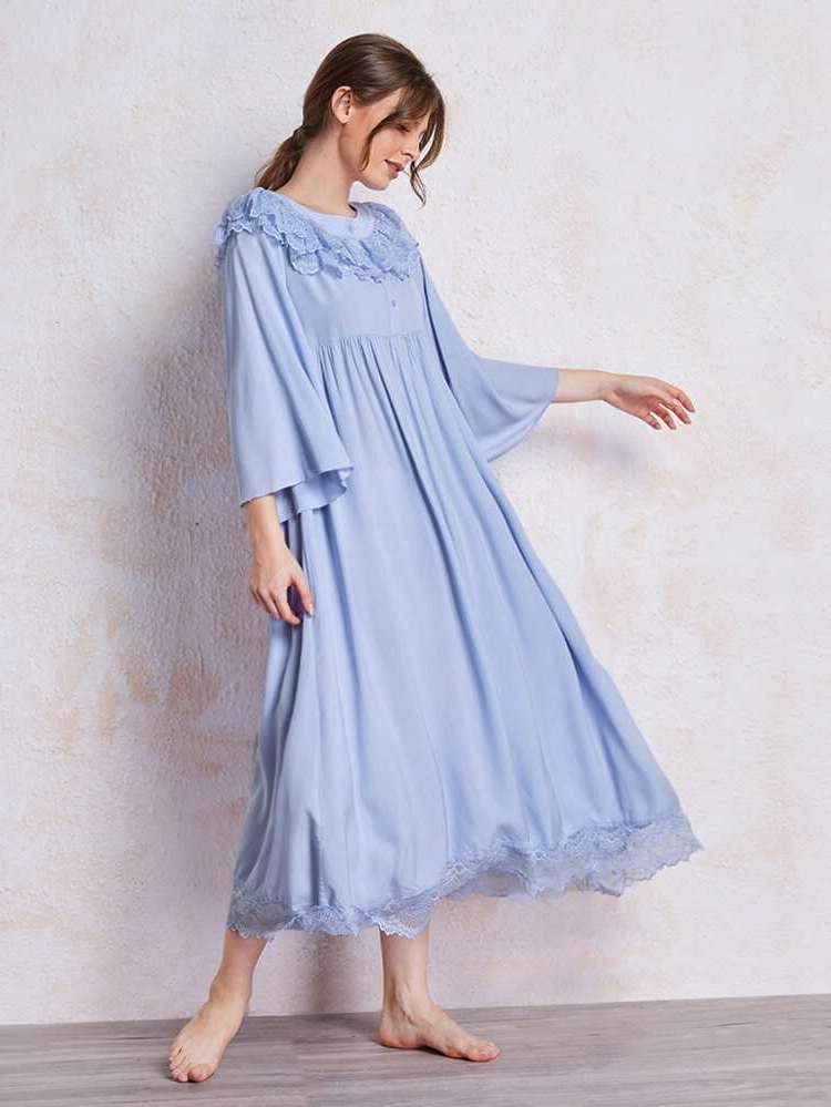 Cute Long Sleeve Women Sleepwear 6059