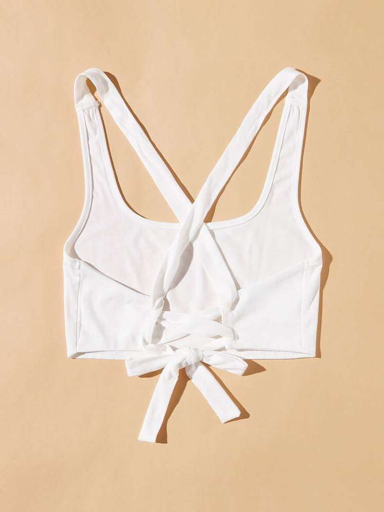  White Straps Plain Women Clothing 193