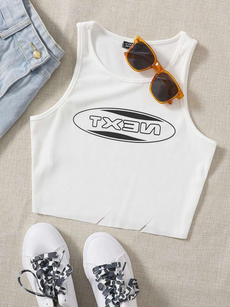  White Casual Women Tank Tops  Camis 774