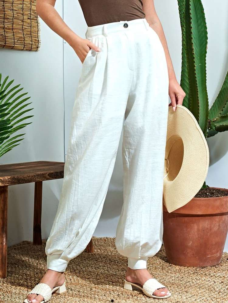  Plain Long Women Bottoms 209