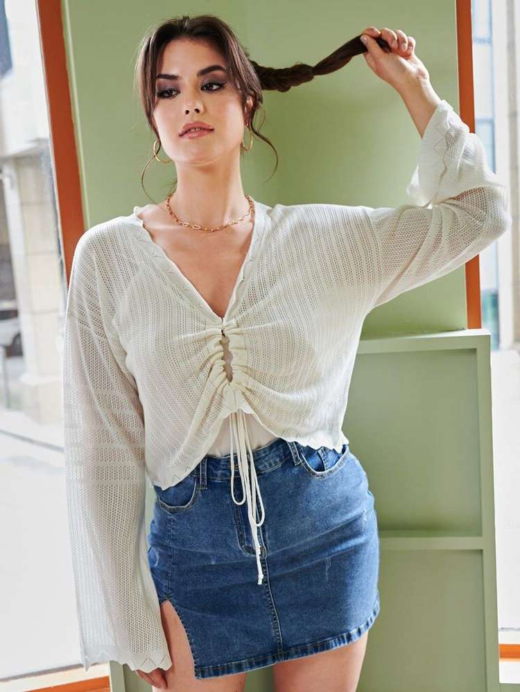  Casual White Plus Size Sweaters 212