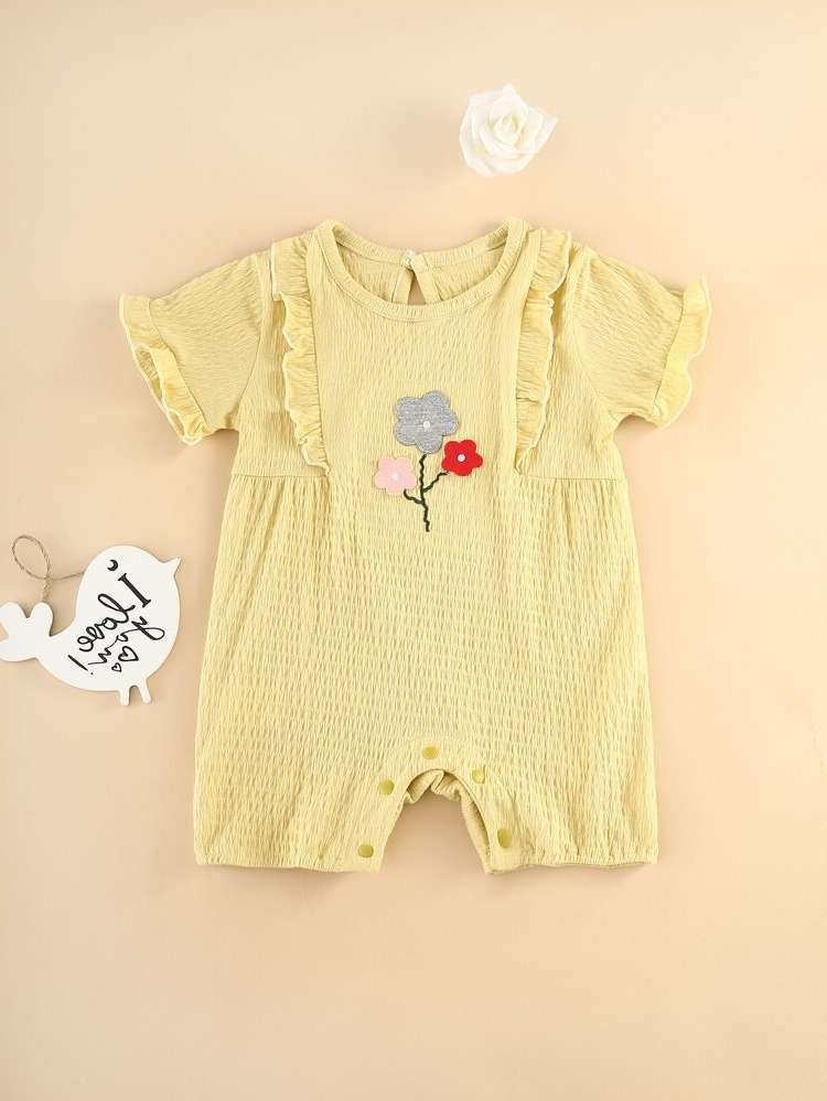  Round Neck Floral Baby  Mom 9198