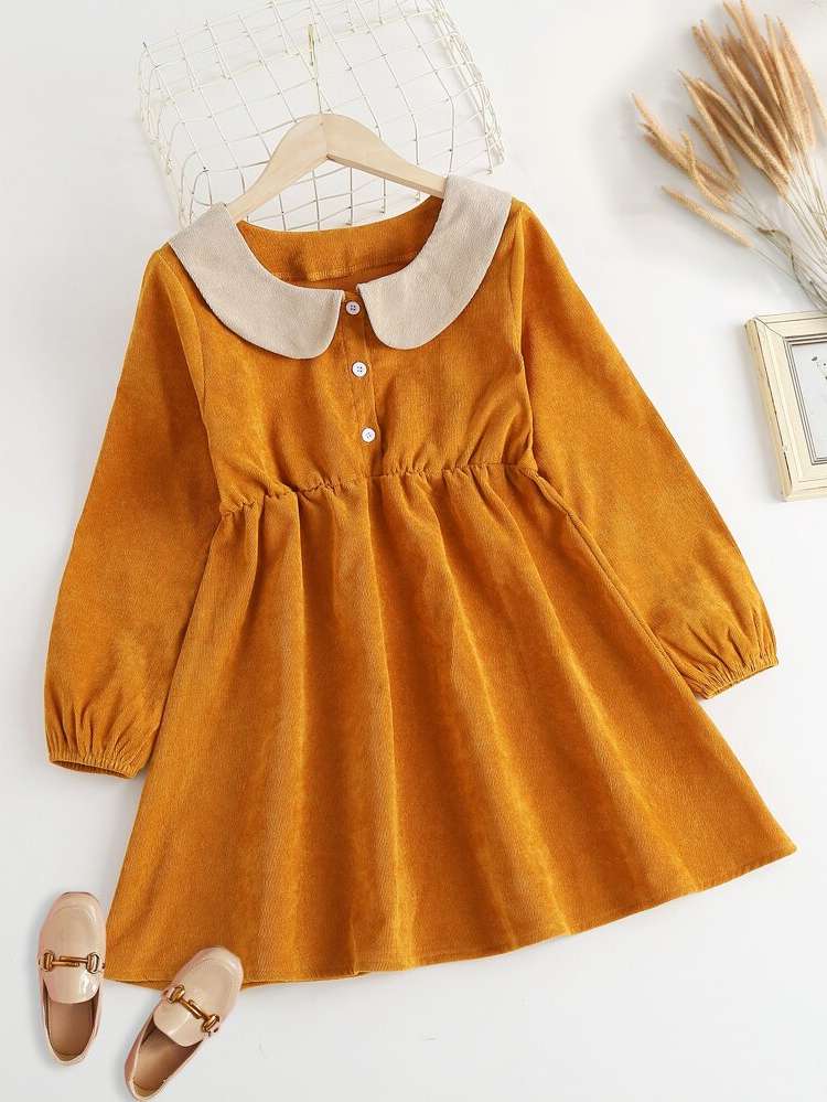  Yellow Colorblock Long Sleeve Kids Clothing 309