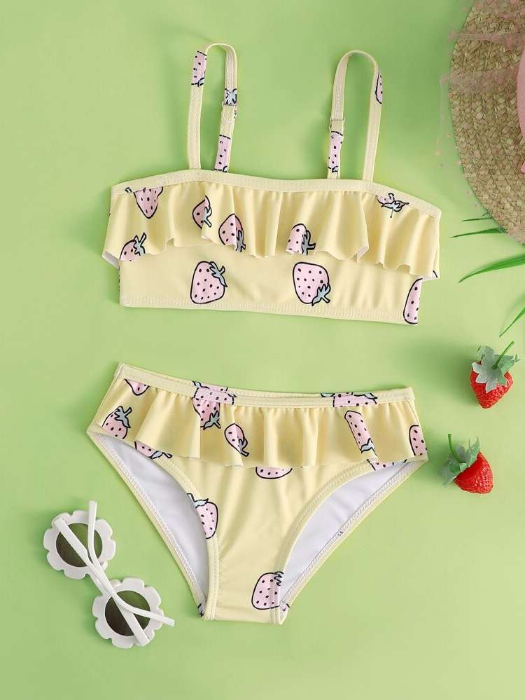  Fruit&Vegetable Cute Toddler Girls Beachwear 8955