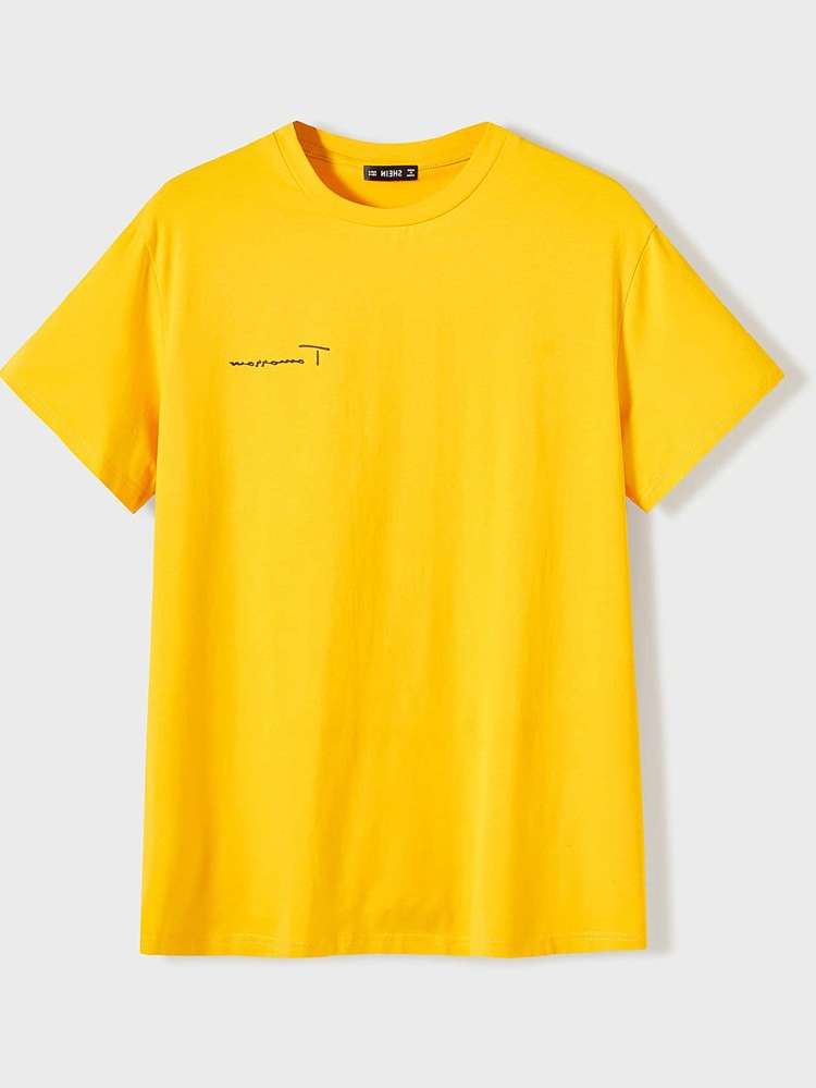   Yellow Men T-Shirts  Tanks 794