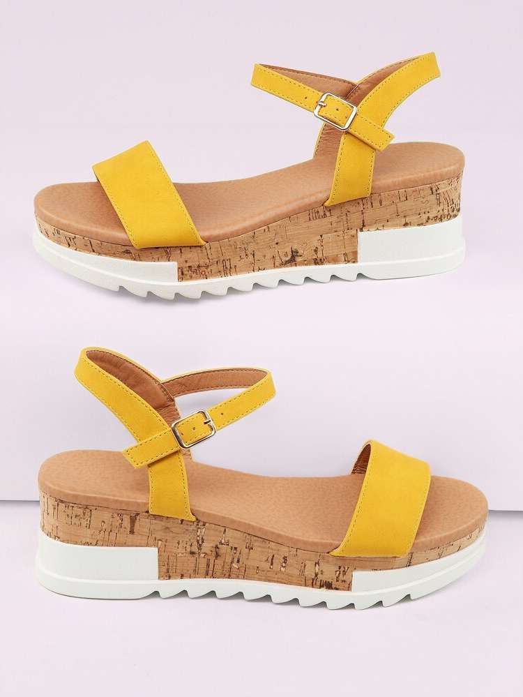 Yellow Plain Shoes 2357