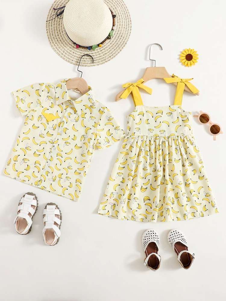 Yellow Regular Boho Kids Clothing 9540