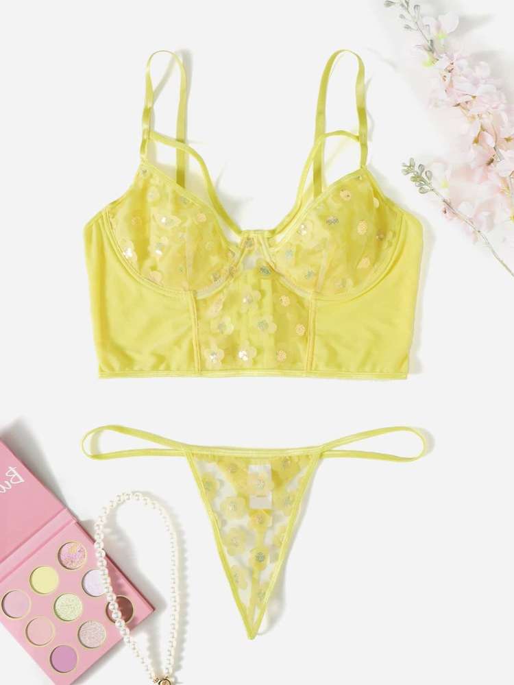  Yellow Underwear  Sleepwear 2664