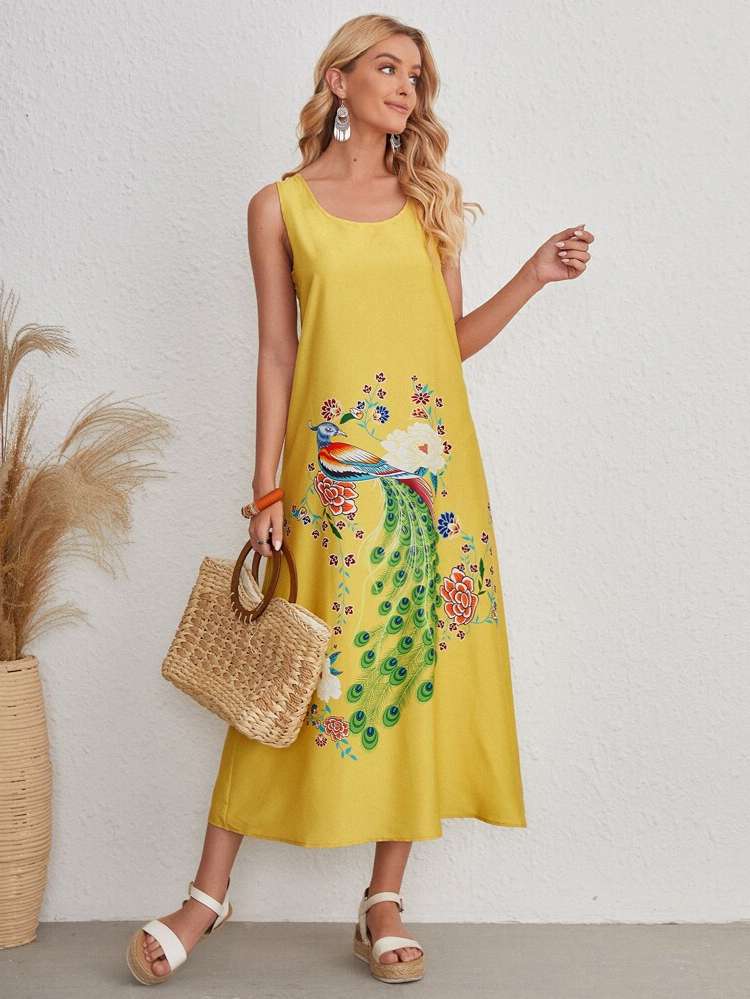  Long Casual Regular Fit Women Dresses 9489